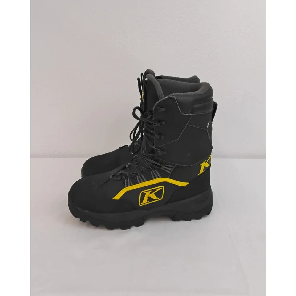 Klim Adrenaline GTX Snowmobile Boots 3108-002 Men's 10 Black Gore-tex #W4715